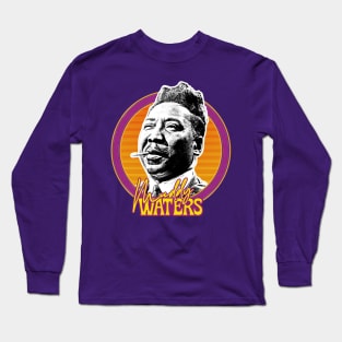 Muddy Waters /// Vintage Style Fan Art Design Long Sleeve T-Shirt